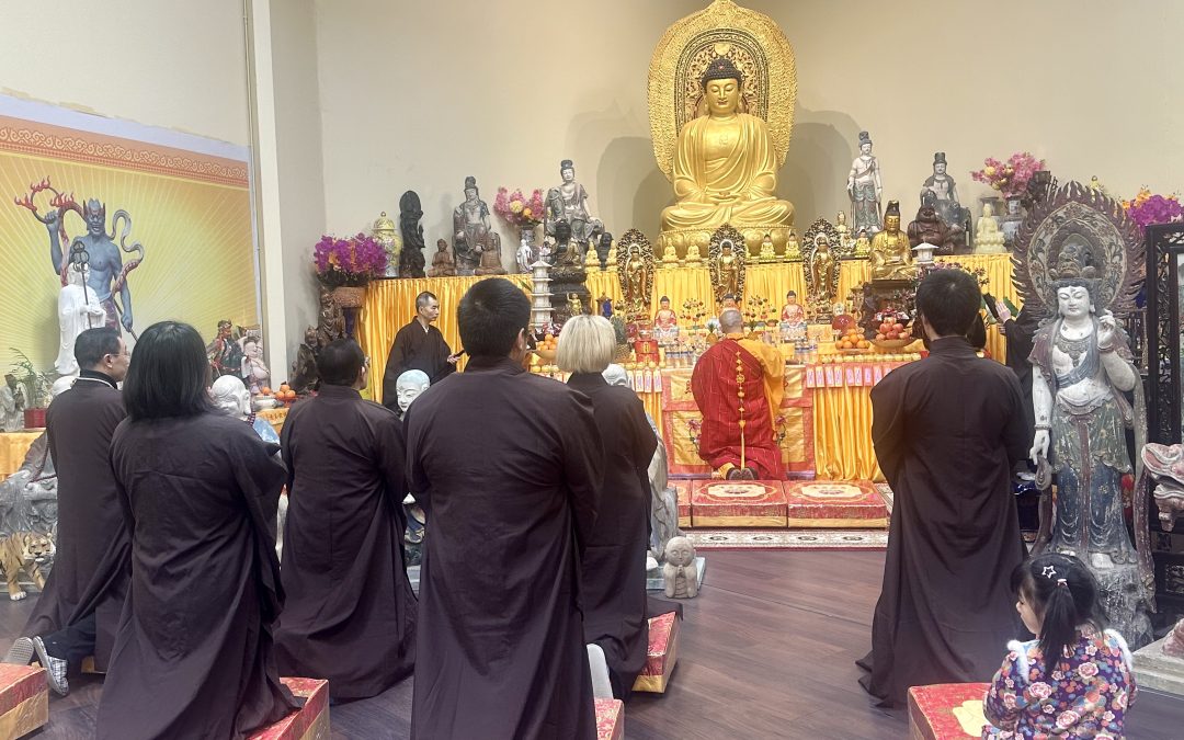 Canadian Xing Wu Zen Temple held a complete success Lantern Offering Prayer Ceremony on the 15th day of the first lunar month of the Guimao year