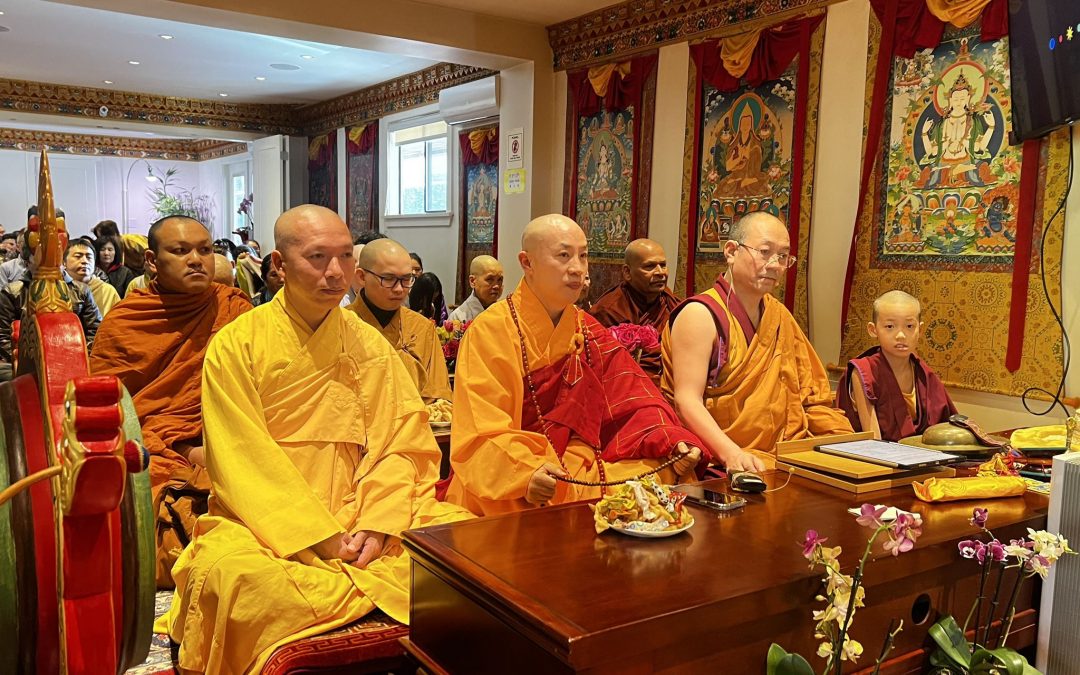 Master Shi Xing Wu of Xing Wu Zen Temple in Canada was invited to participate in the celebration of the Tibetan New Year